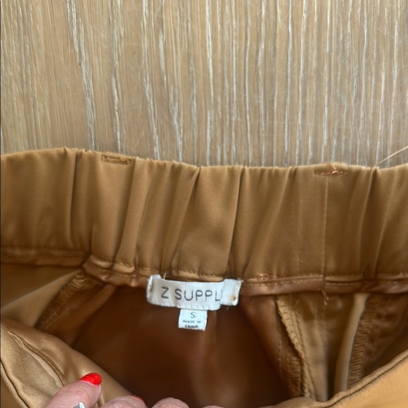 Elegant Tan Women's Pants - Picture 5 of 6